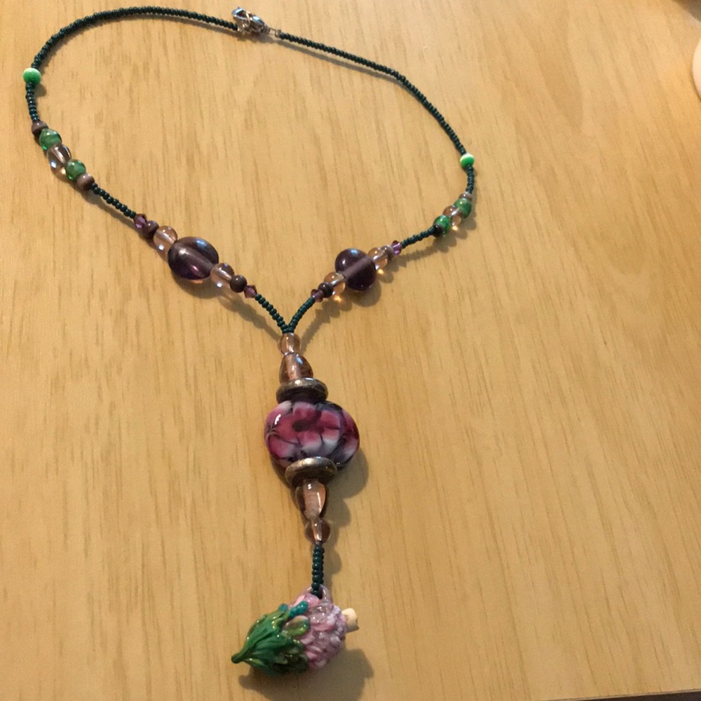 Oil pendant holder necklace